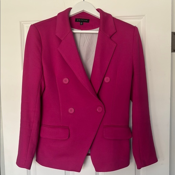 Pink Double-Breasted Jacket; Like new! - Picture 1 of 7